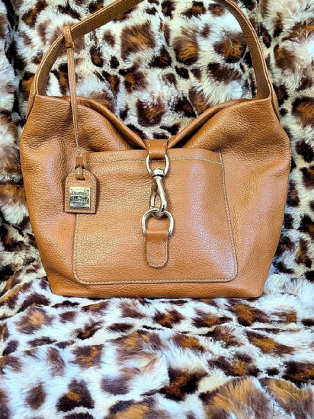Dooney & Bourke Luca Leather Hobo Leather Shoulder Bag